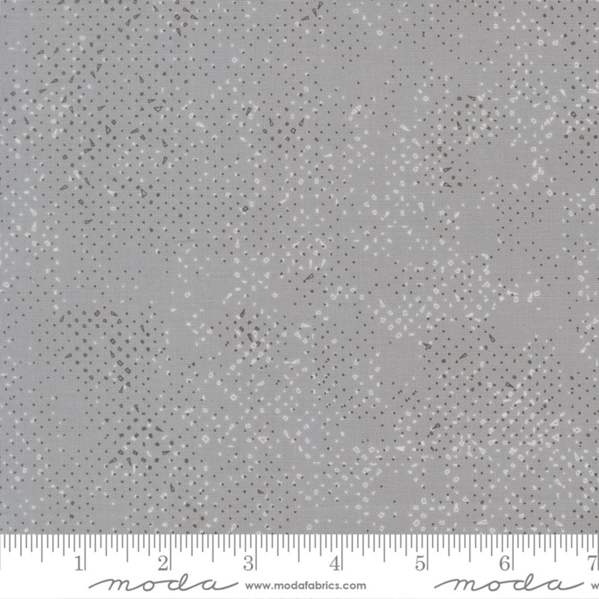 Zen Chic Mira Spotted Light Grey for Moda Fabrics 1660 256 RULER