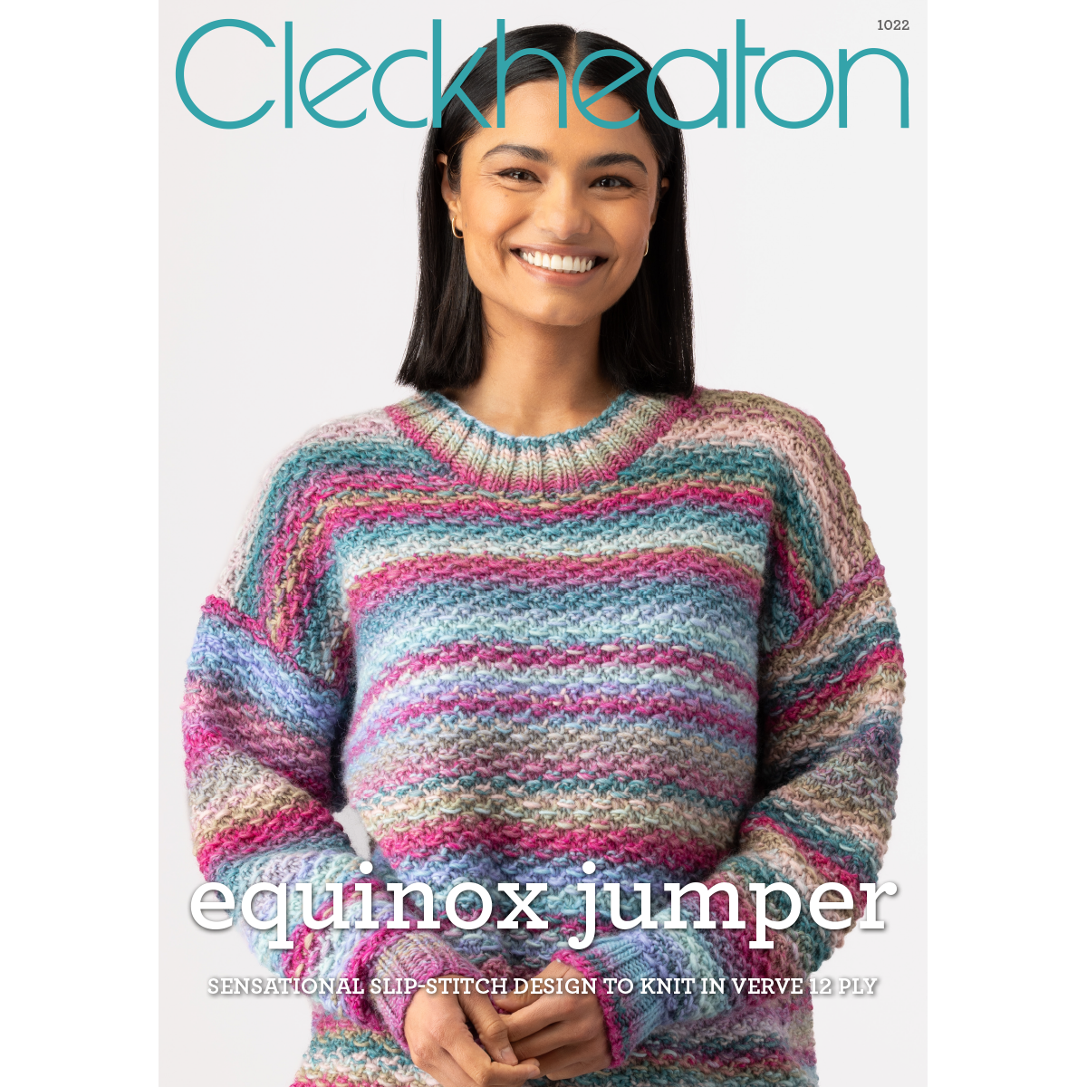 Cleckheaton: Equinox Jumper Knitting Pattern 1022