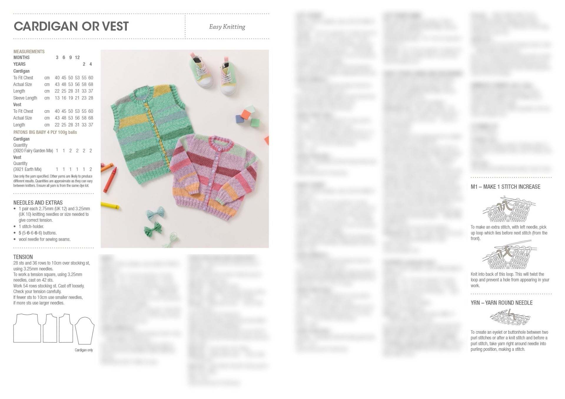 Patons: Big Baby Cuteness Knitting Pattern Booklet 0053