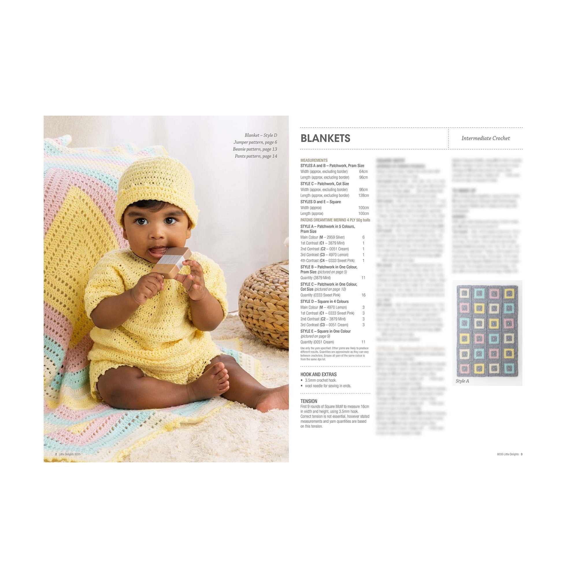 Patons: Little Delights Crochet Booklet 8035