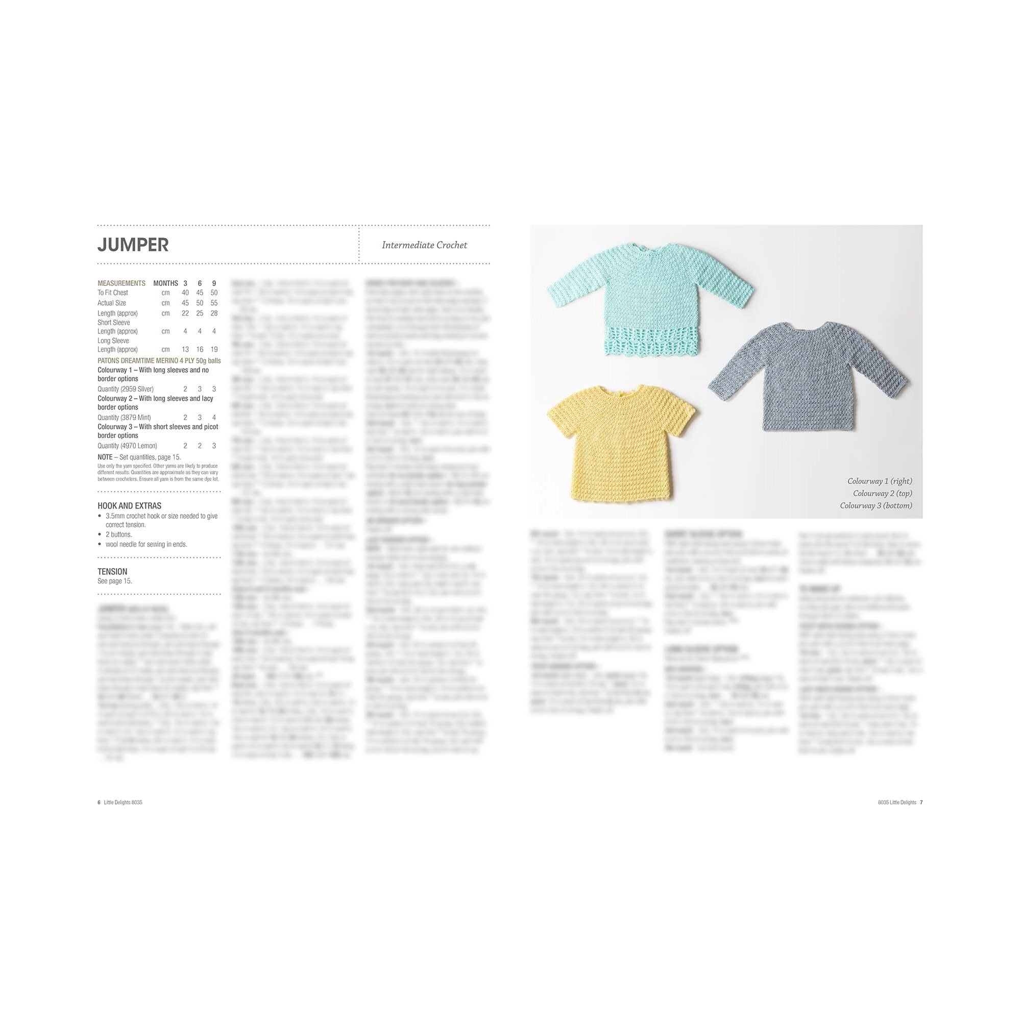 Patons: Little Delights Crochet Booklet 8035