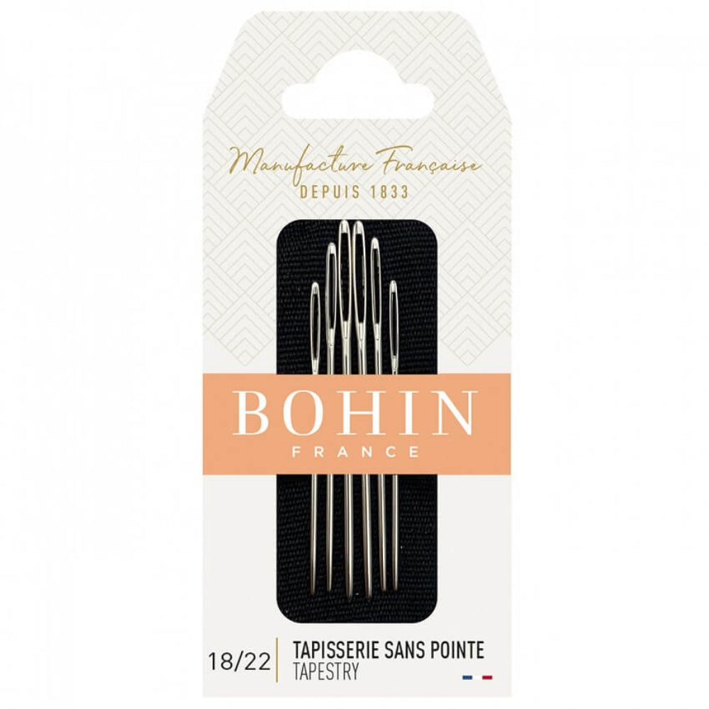Bohin France Tapestry Needles Sizes 18 to 22