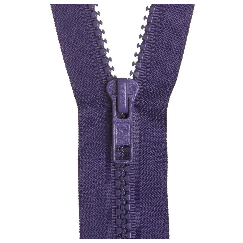 40cm Zip Chunky No 5 Open Ended 188 Deep Purple
