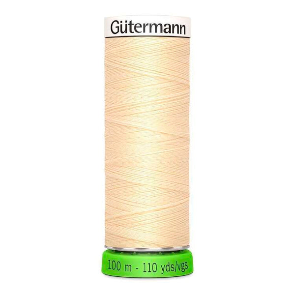 Gutermann Sew-All Polyester rPET Thread 100m/110 yds Col 610 - Parchment