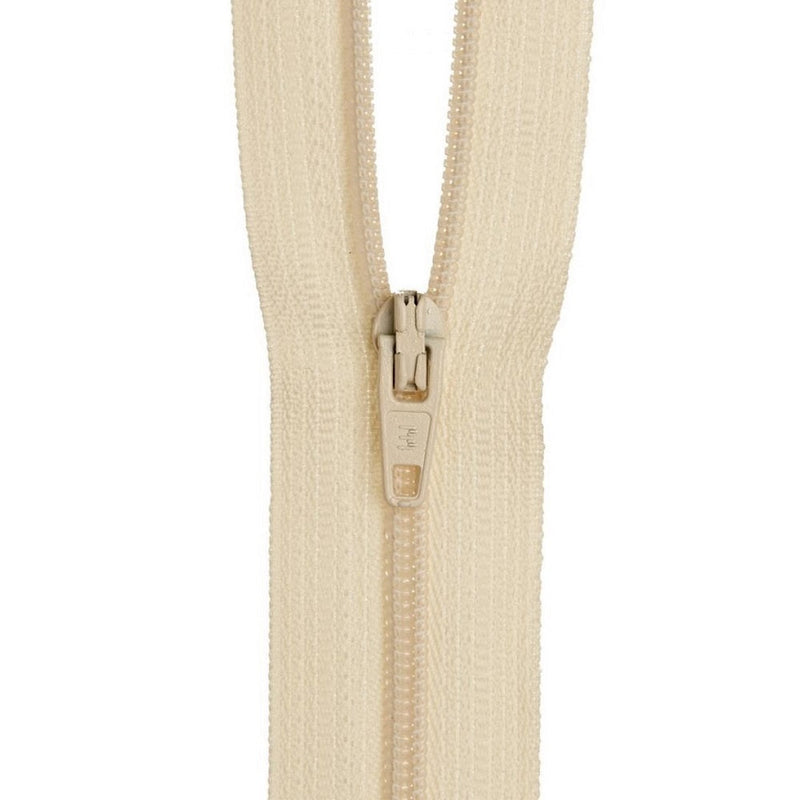 30cm Birch Nylon Dress Zipper Off White