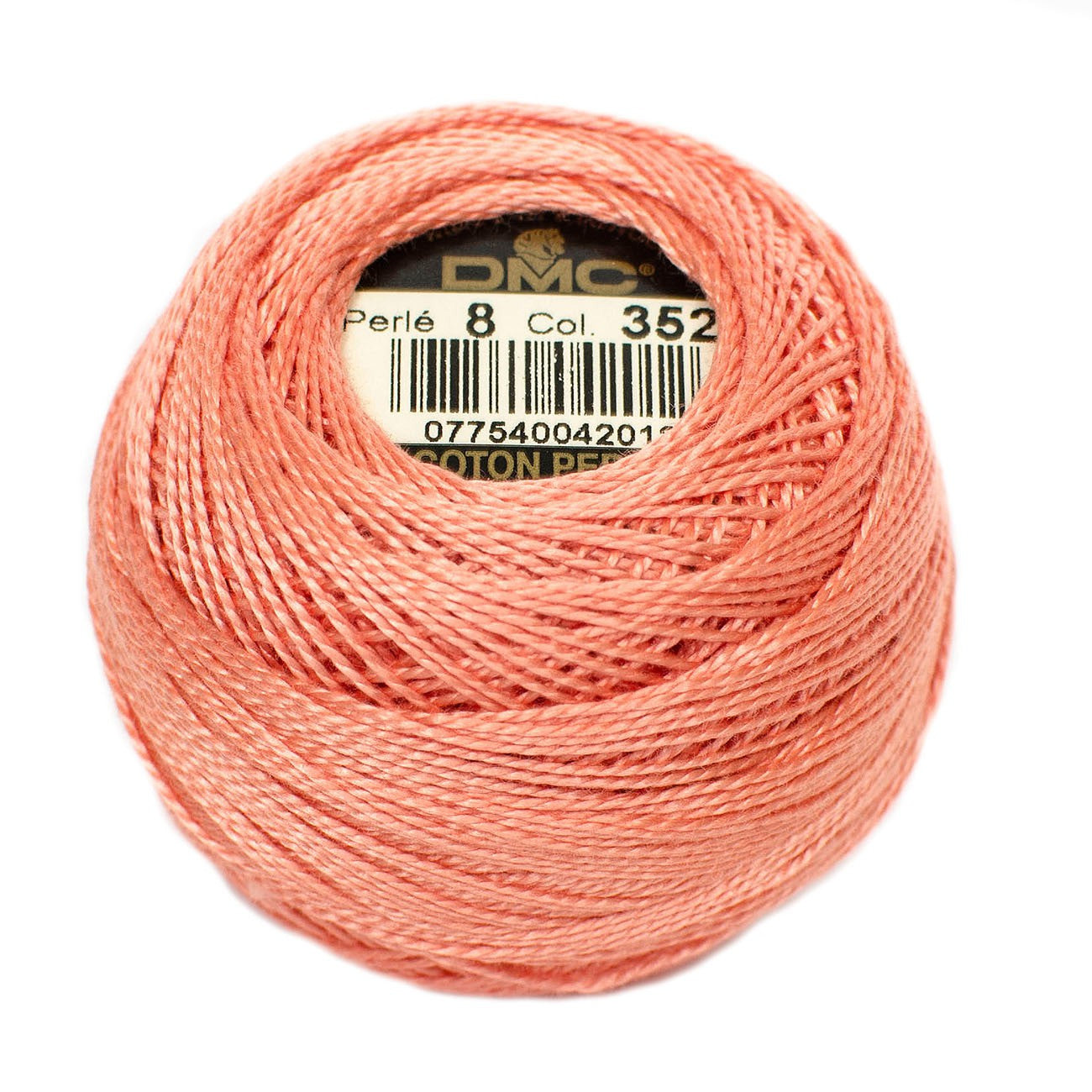 DMC 352 Perle Cotton Balls Size 8 Light Coral