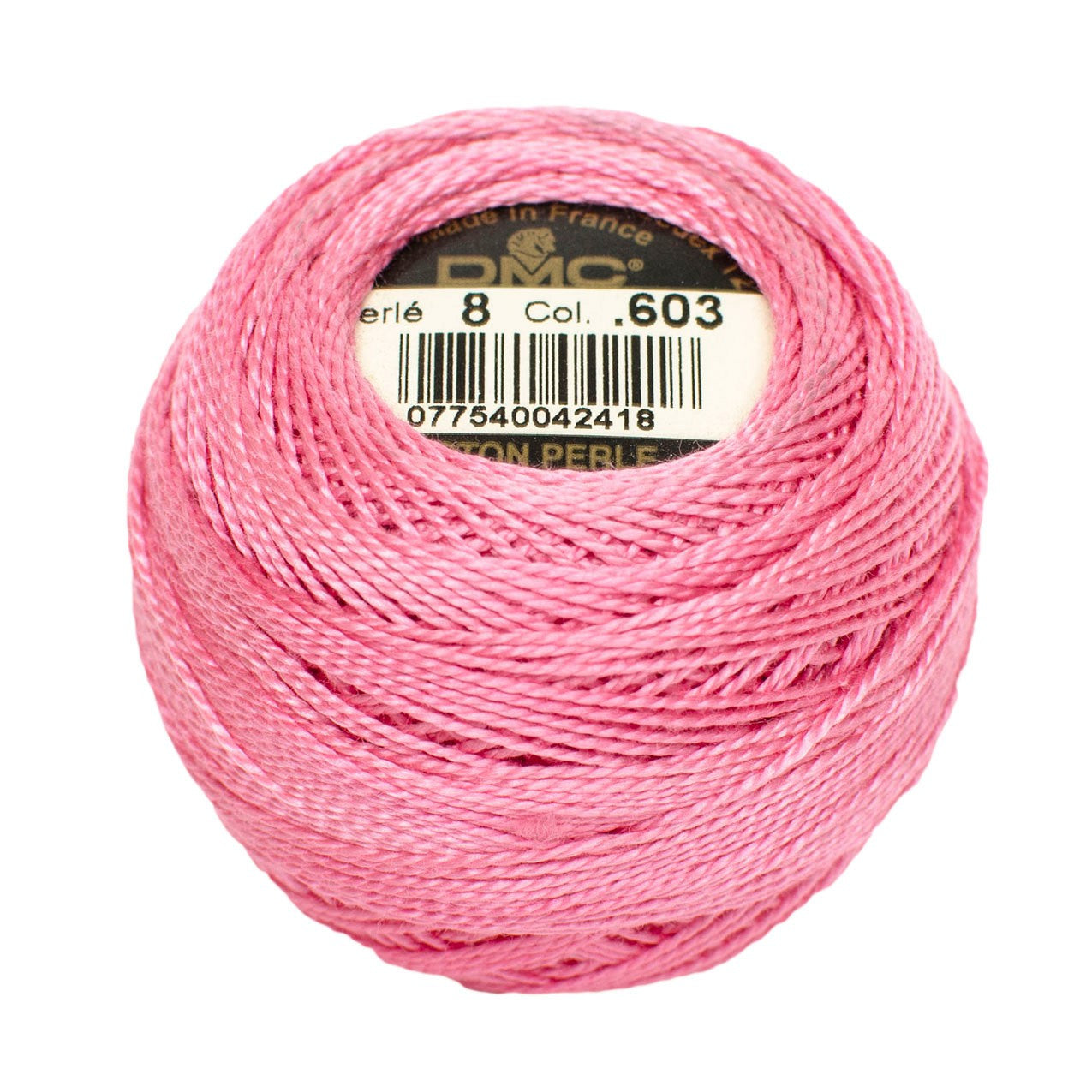 DMC 603 Perle Cotton Balls Size 8 Cranberry