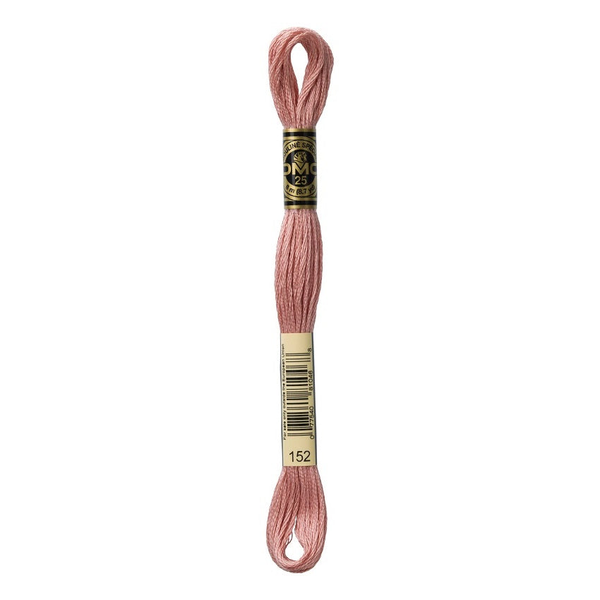 DMC 152 Six Stranded Embroidery Floss Medium Light Shell Pink
