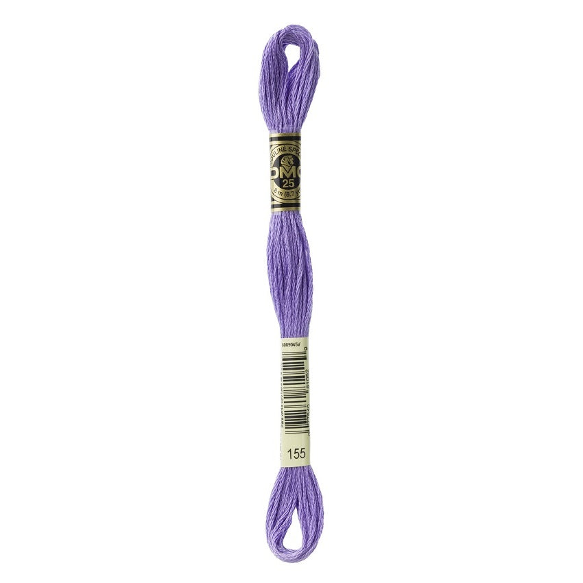 DMC 155 Six Stranded Embroidery Floss Medium Dark Blue Violet
