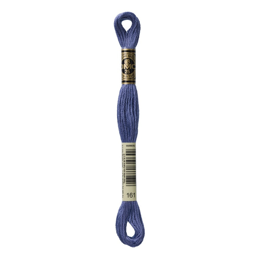DMC 160 Six Stranded Embroidery Floss Medium Gray Blue