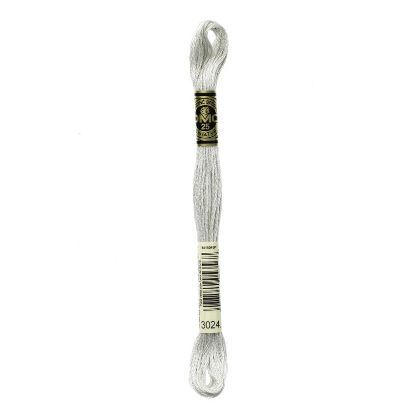 DMC 3024 Six Stranded Embroidery Floss Very Light Brown Gray