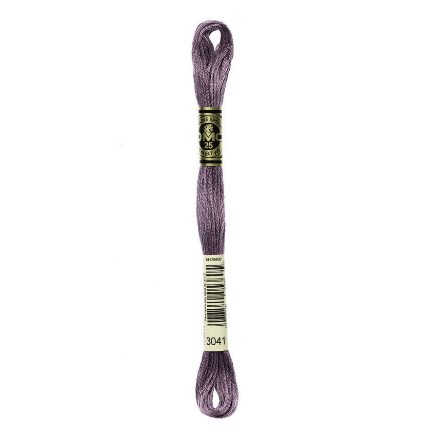 DMC 3041 Six Stranded Embroidery Floss Medium Antique Violet
