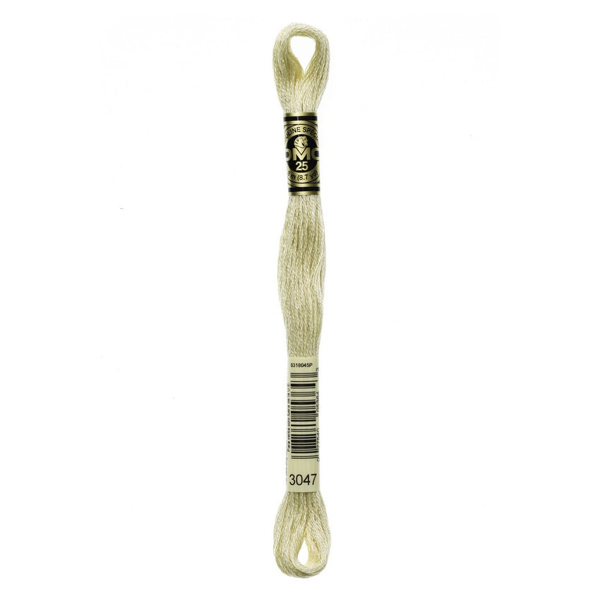 DMC 3047 Six Stranded Embroidery Floss Light Yellow Beige