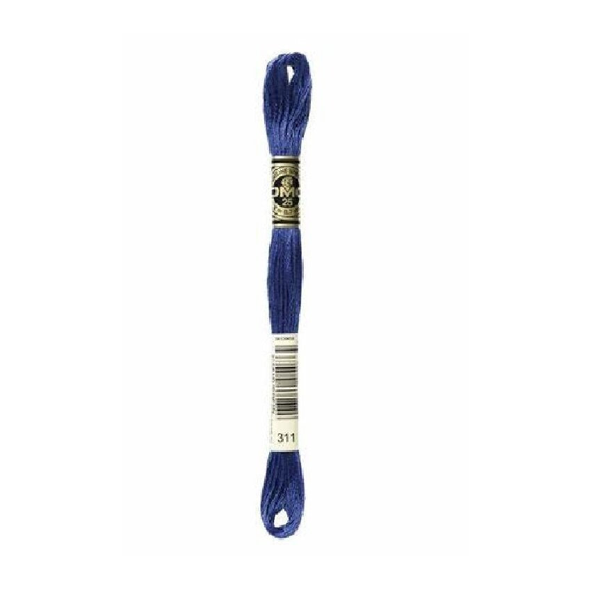 DMC 311 Six Stranded Embroidery Floss Medium Navy Blue