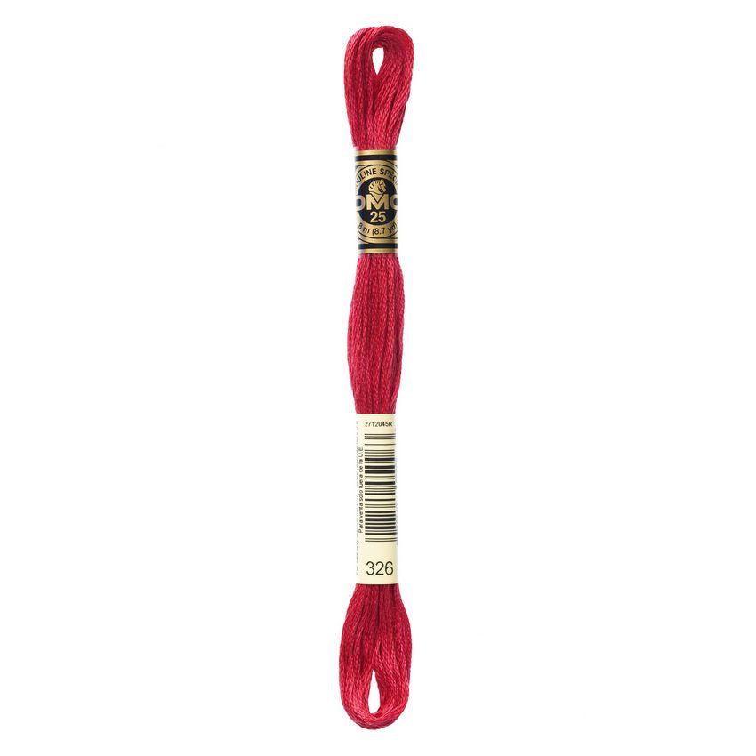 DMC 326 Six Stranded Embroidery Floss Very Dark Rose