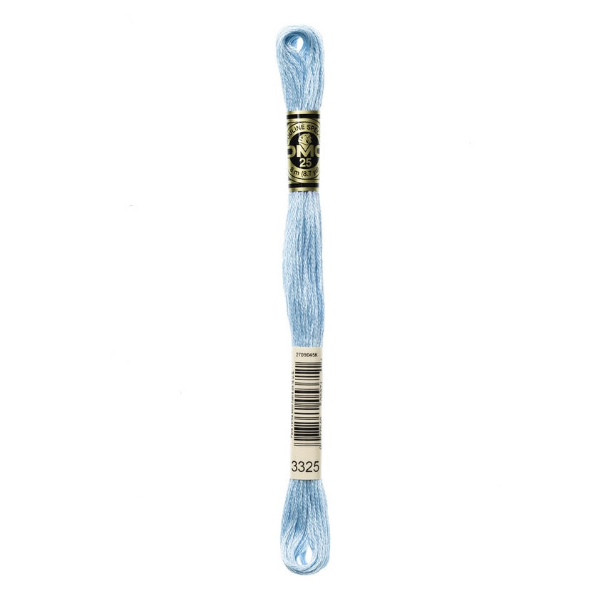 DMC 3325 Six Stranded Embroidery Floss Light Baby Blue
