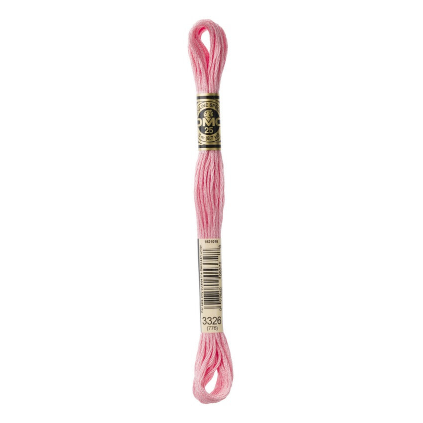 DMC Six Stranded Embroidery Floss 3326 Light Rose