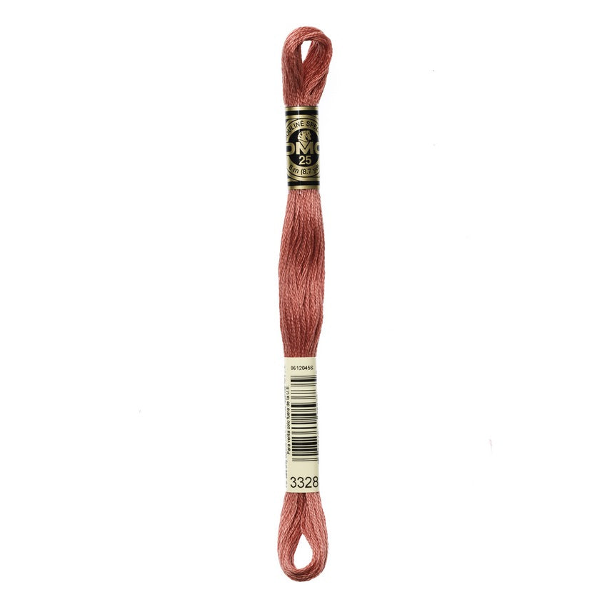 DMC 3328 Six Stranded Embroidery Floss Dark Salmon