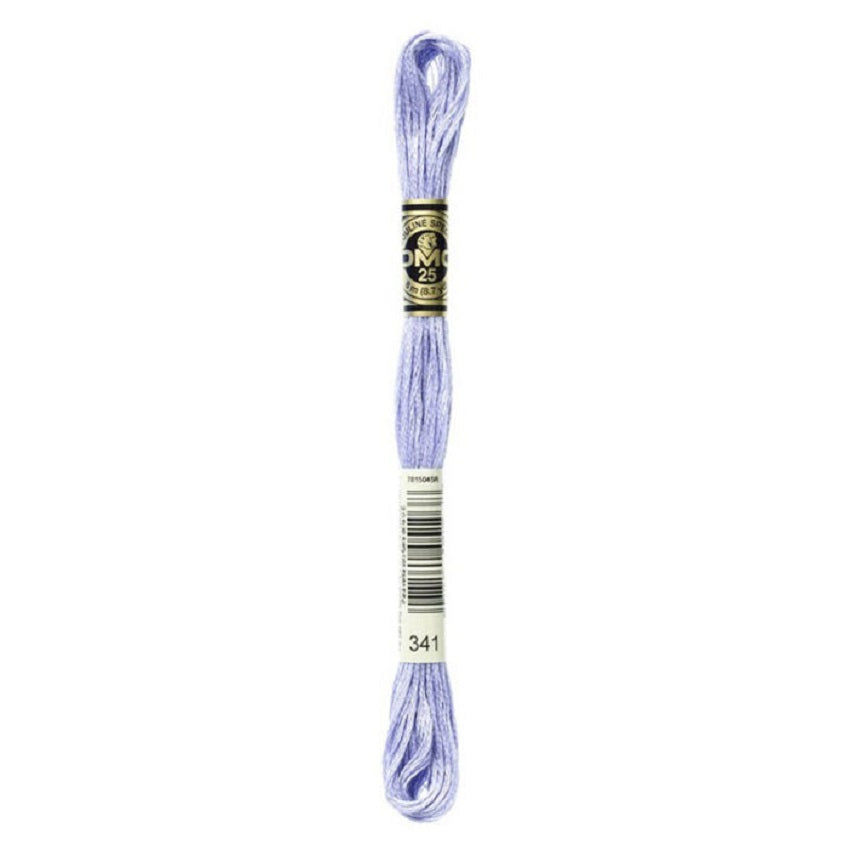 DMC 341 Six Stranded Embroidery Floss Light Blue Violet