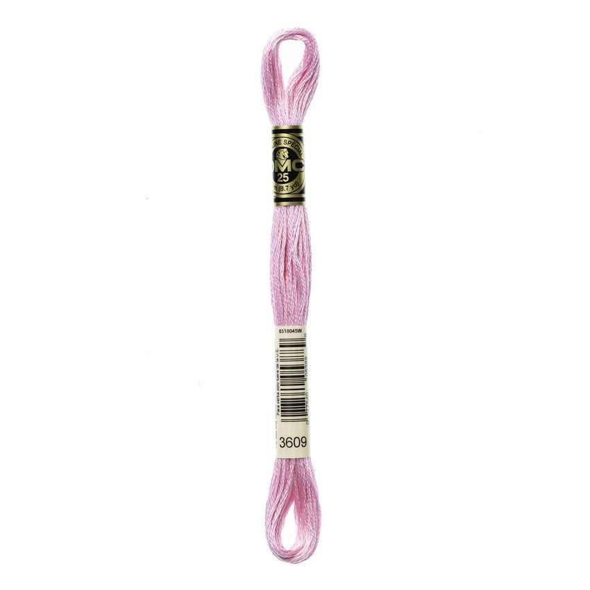 DMC 3609 Six Stranded Embroidery Floss Ultra Light Plum