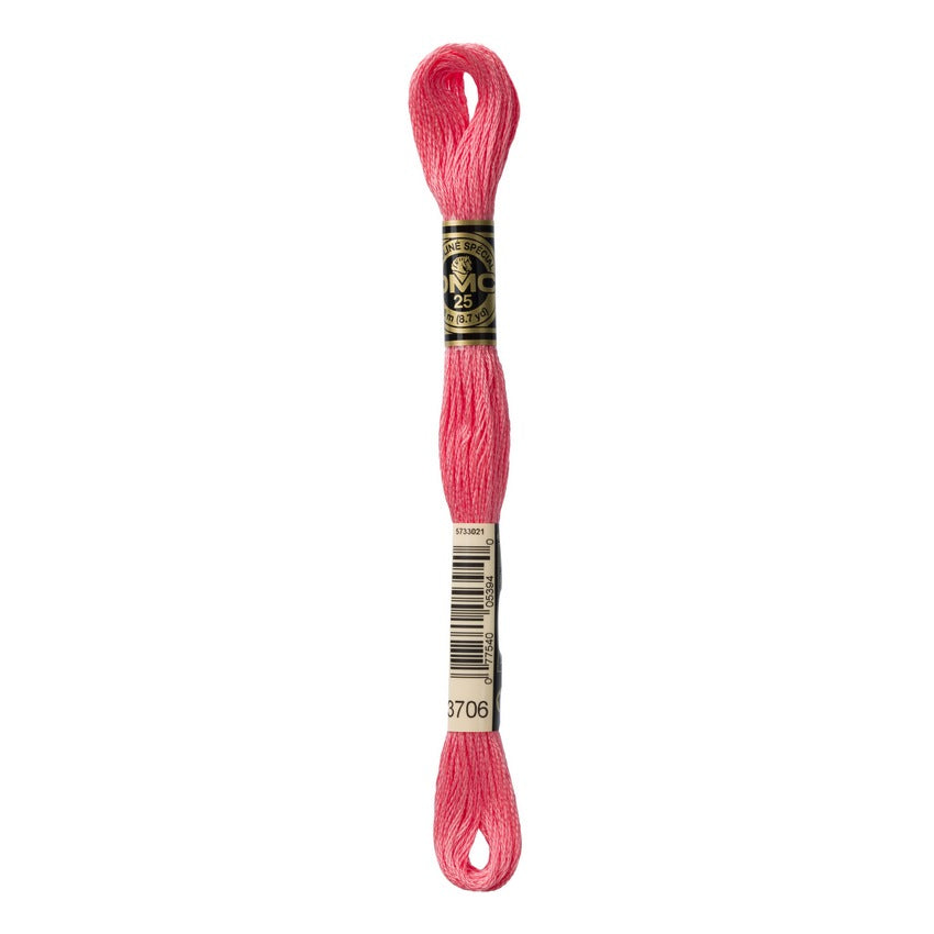 DMC 3706 Six Stranded Embroidery Floss Medium Melon