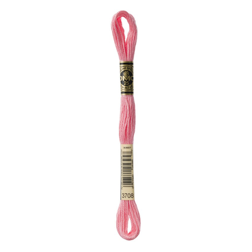 DMC 3708 Six Stranded Embroidery Floss Light Melon
