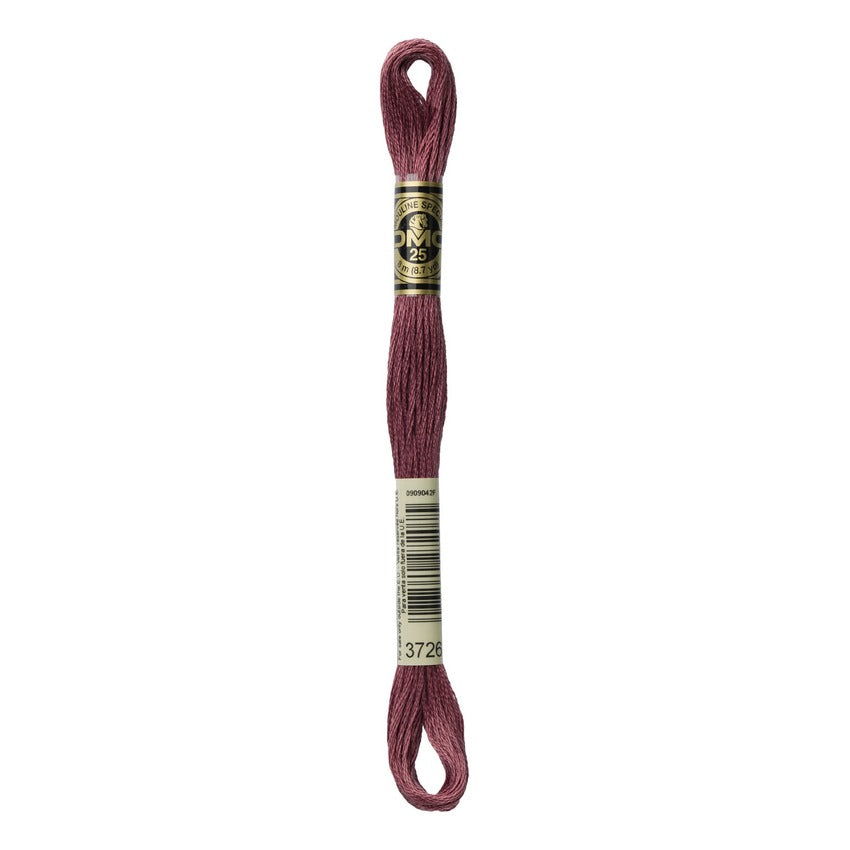 DMC 3726 Six Stranded Embroidery Floss Dark Antique Mauve