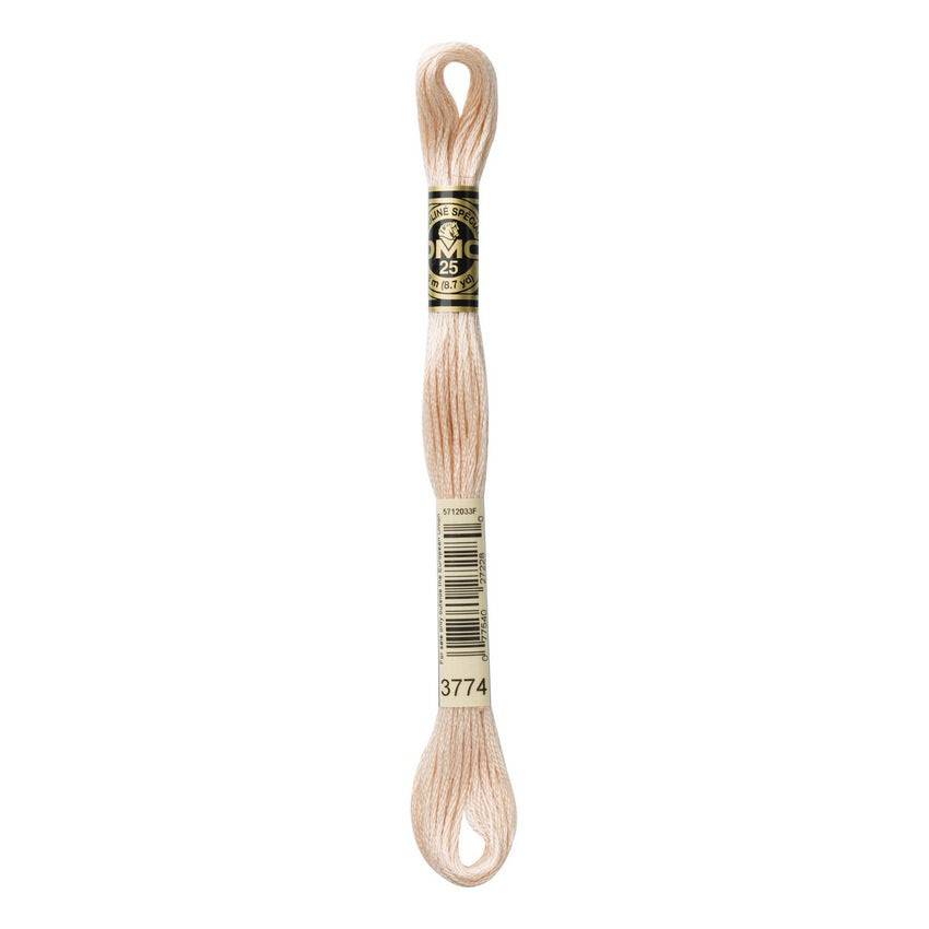 DMC 3774 Six Stranded Embroidery Floss Very Light Desert Sand