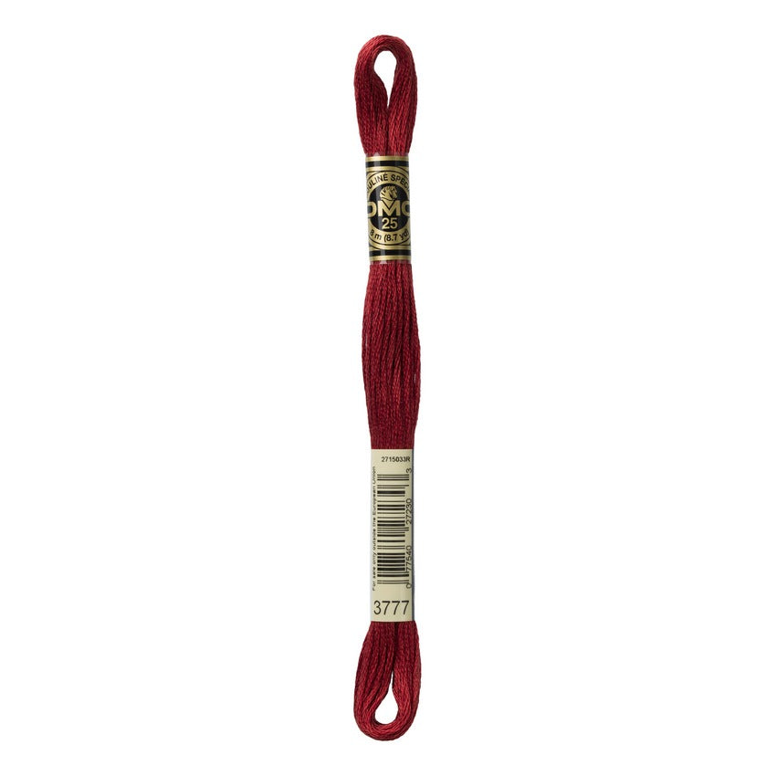DMC 3777 Six Stranded Embroidery Floss Very Dark Terra Cotta