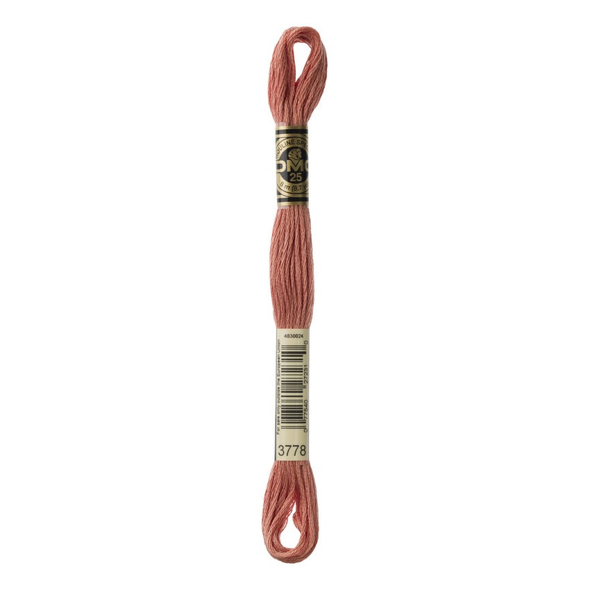 DMC 3778 Six Stranded Embroidery Floss Light Terra Cotta