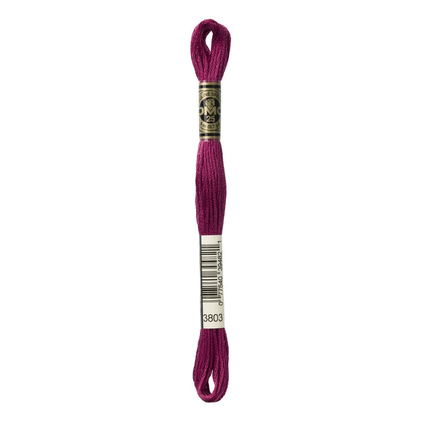 DMC 3803 Six Stranded Embroidery Floss Dark Mauve