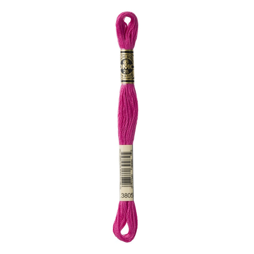 DMC 3805 Six Stranded Embroidery Floss Dark Cyclamen Pink