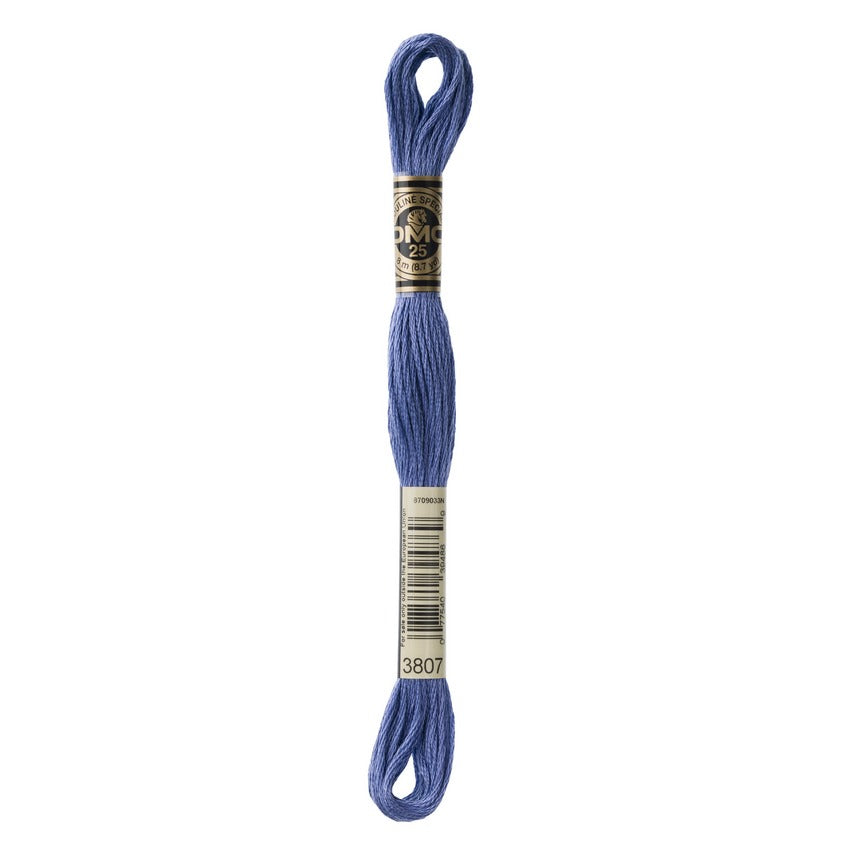 DMC 3807 Six Stranded Embroidery Floss Cornflower Blue