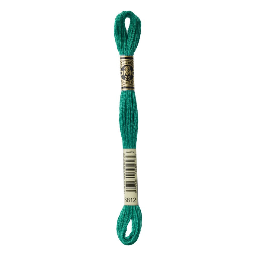DMC 3812 Six Stranded Embroidery Floss Very Dark Seagreen