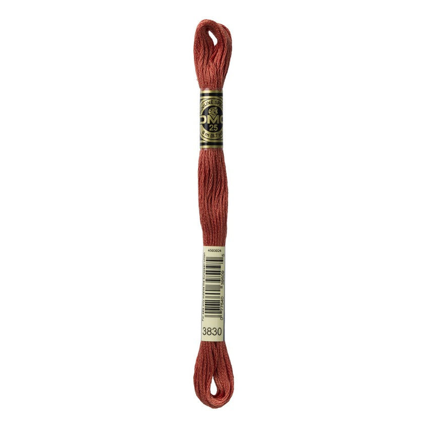 DMC 3830 Six Stranded Embroidery Floss Terra Cotta