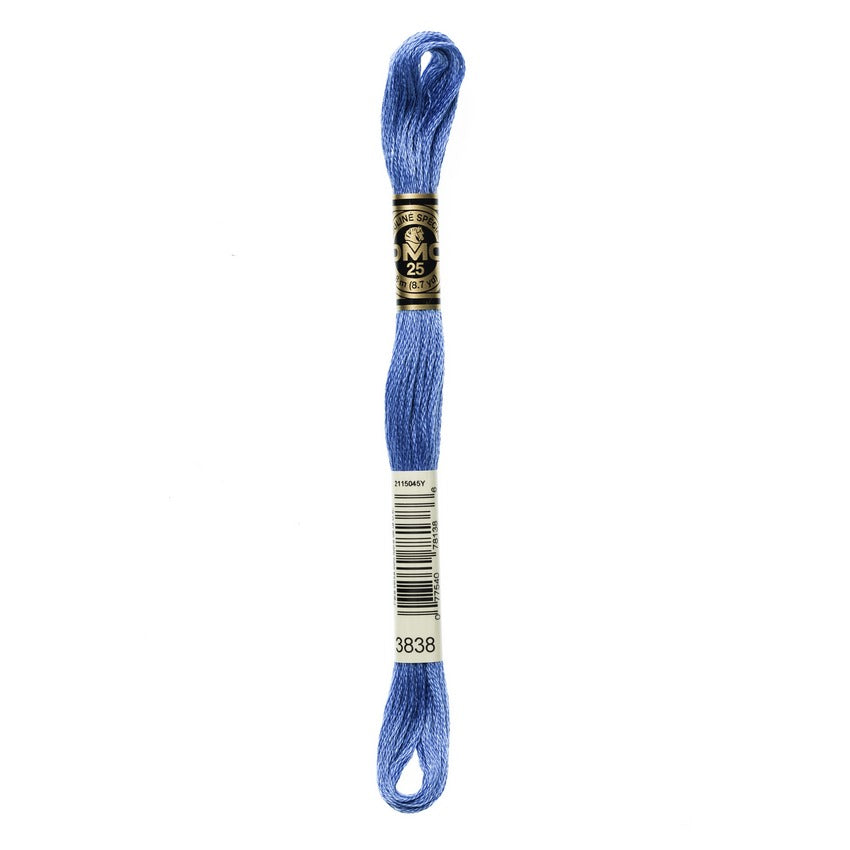 DMC 3838 Six Stranded Embroidery Floss Dark Lavender Blue