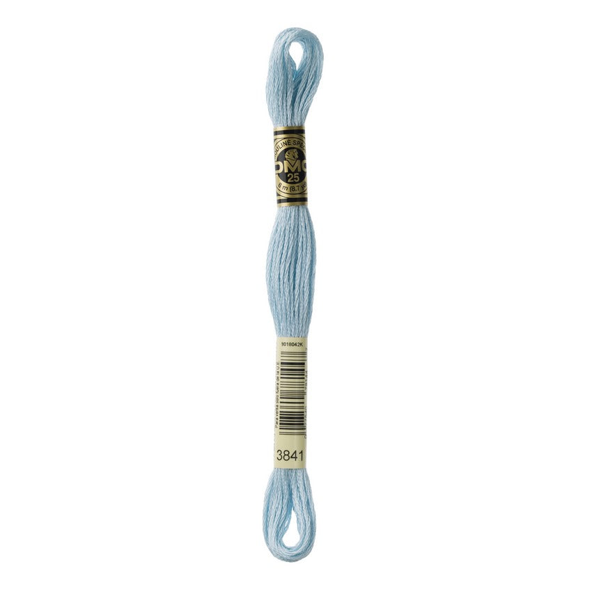 DMC 3841 Six Stranded Embroidery Floss Pale Baby Blue