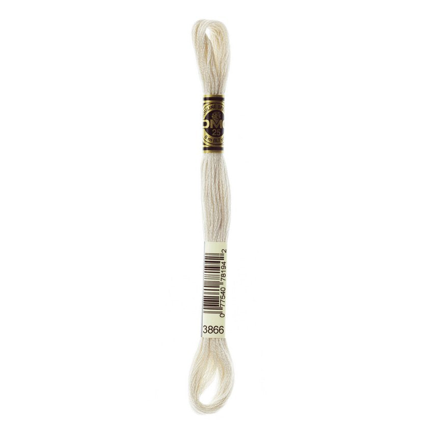 DMC 3866 Six Stranded Embroidery Floss Ultra Very Light Mocha