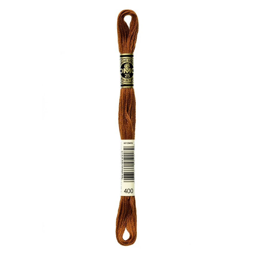 DMC 400 Six Stranded Embroidery Floss Dark Mahogany