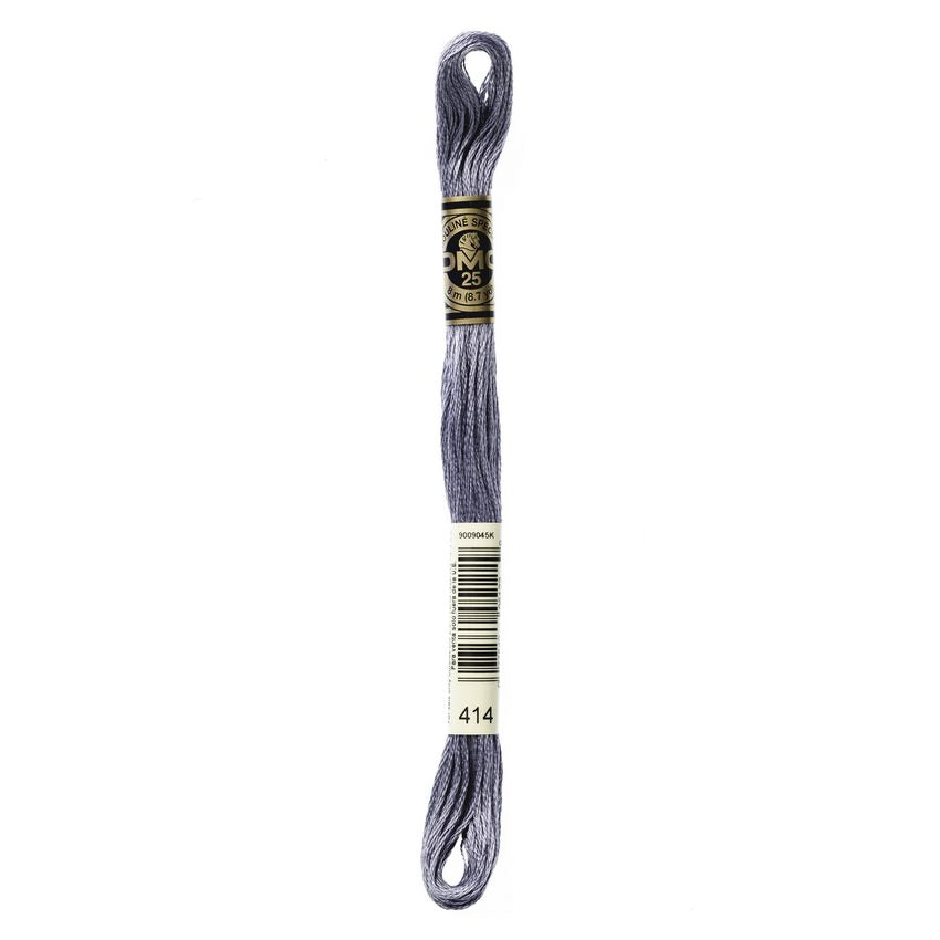 DMC 414 Six Stranded Embroidery Floss Dark Steel Gray