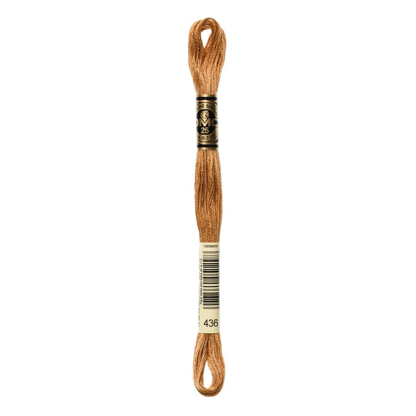 DMC 436 Six Stranded Embroidery Floss Tan