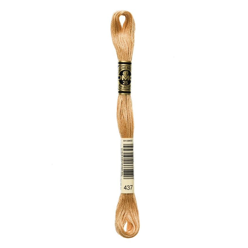 DMC 437 Six Stranded Embroidery Floss Light Tan