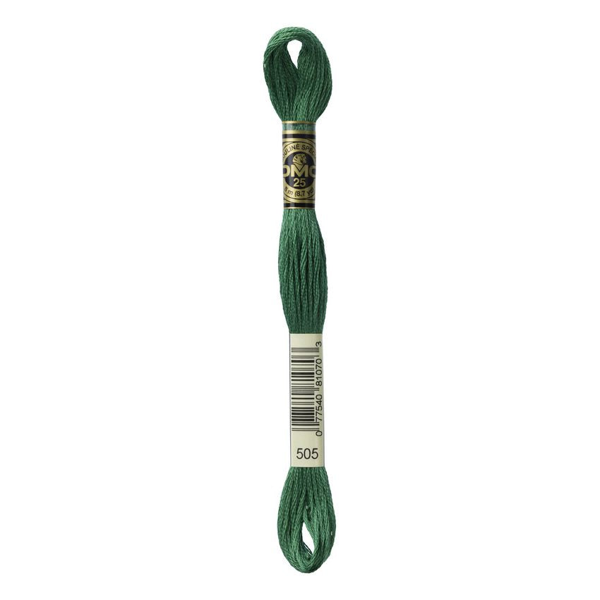 DMC 505 Six Stranded Embroidery Floss Jade Green