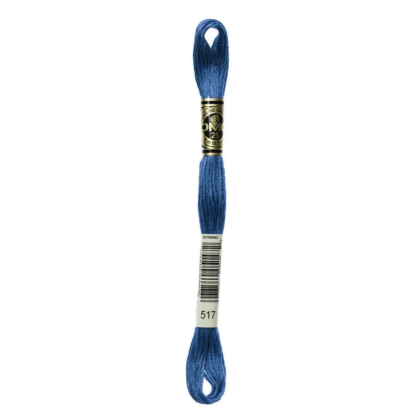 DMC 517 Six Stranded Embroidery Floss Dark Wedgwood
