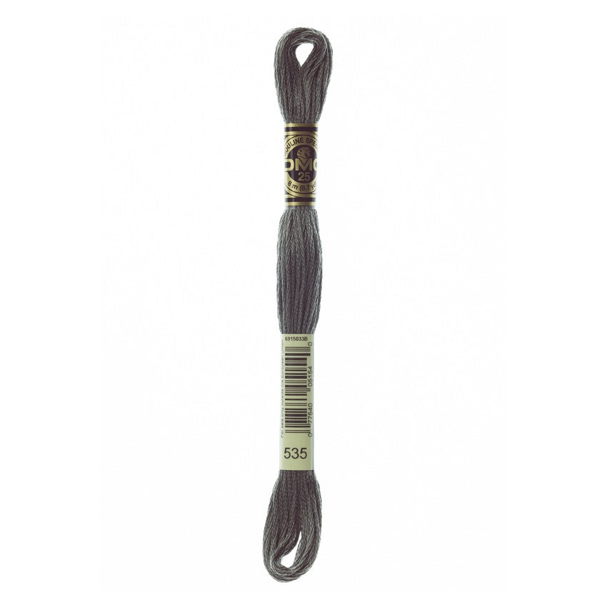 DMC 535 Six Stranded Embroidery Floss Very Light Ash Gray