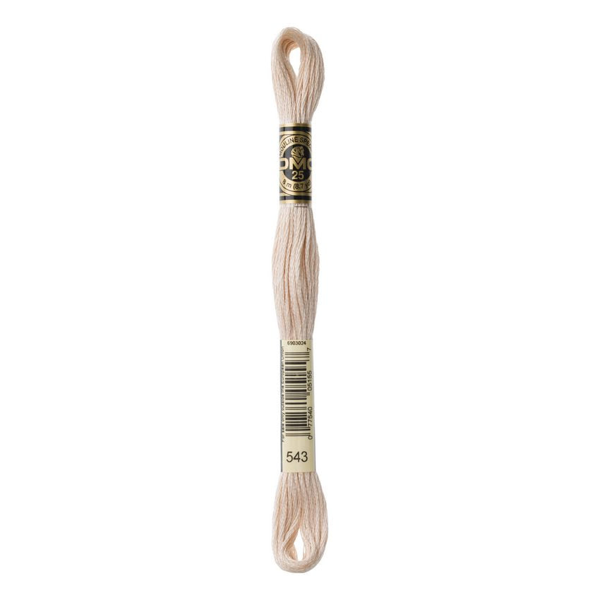 DMC 543 Six Stranded Embroidery Floss Ultra Very Light Beige