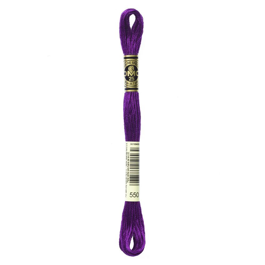 DMC 550 Six Stranded Embroidery Floss Very Dark Violet