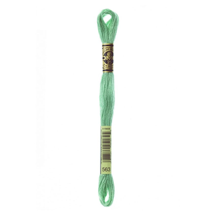 DMC 563 Six Stranded Embroidery Floss Light Jade