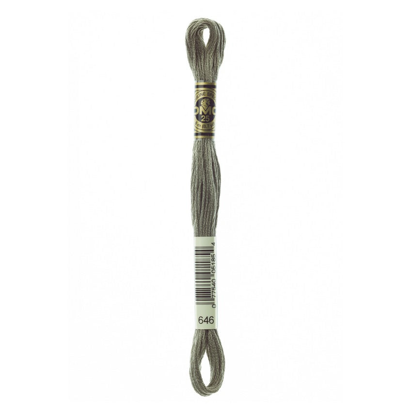 DMC 646 Six Stranded Embroidery Floss Dark Beaver Gray