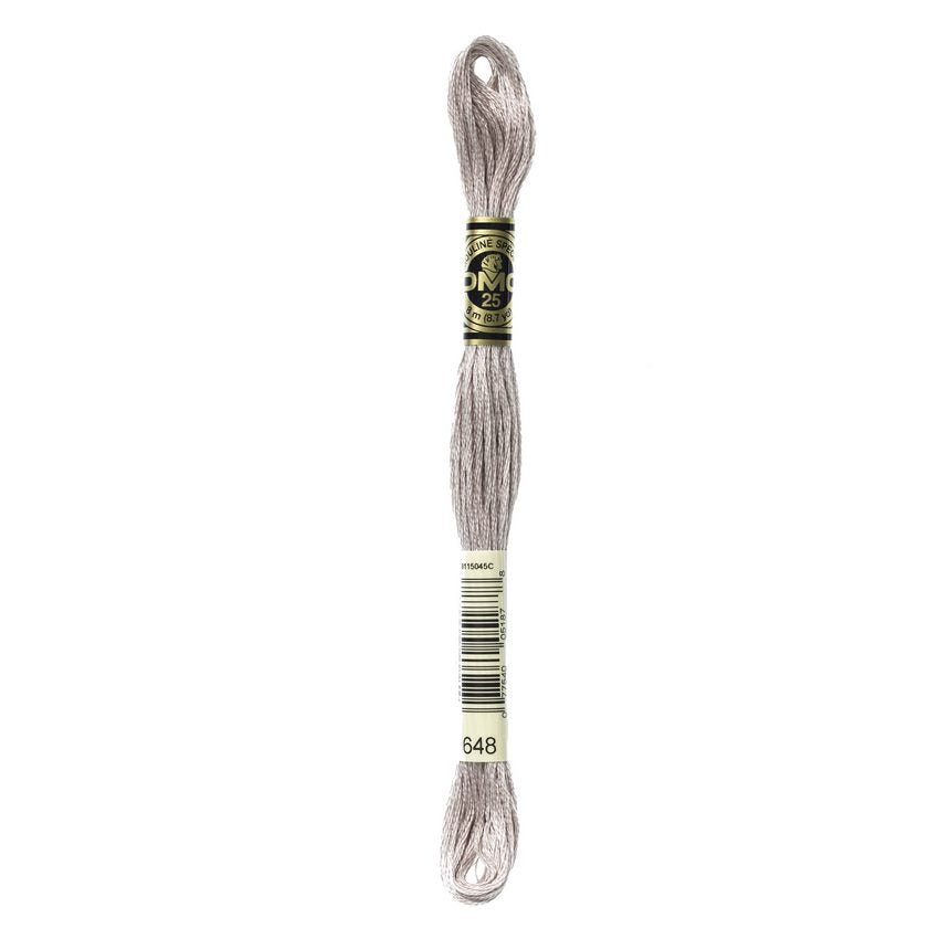 DMC 648 Six Stranded Embroidery Floss Light Beaver Gray